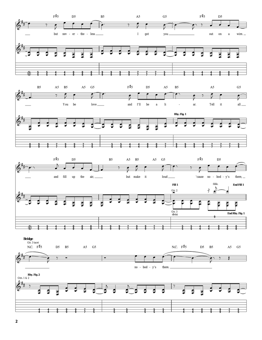 Lights And Sounds Lights And Sounds Acoustic Guitar scores gallery preview page 2