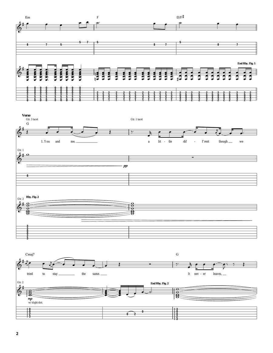 Waiting Game Waiting Game Acoustic Guitar scores gallery preview page 2