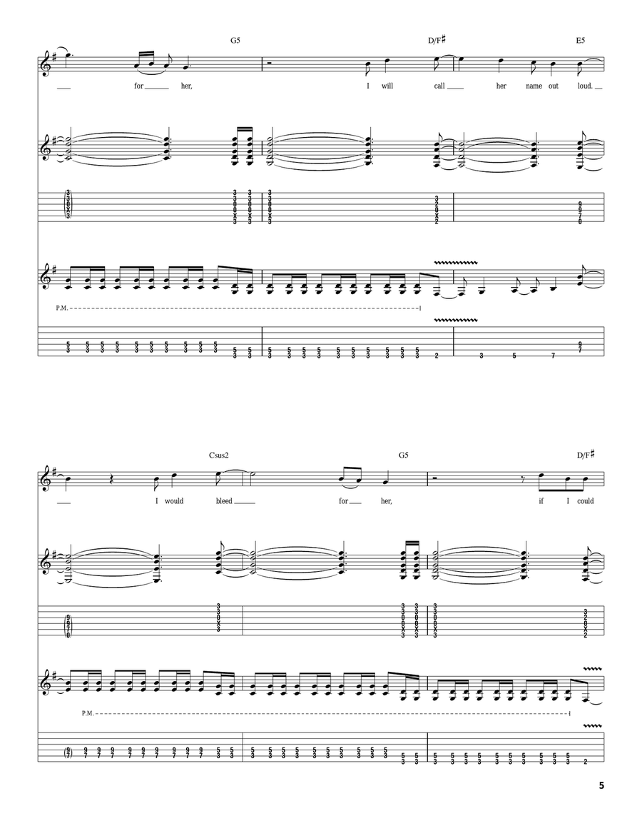 Evil That Men Do Evil That Men Do Electric Guitar scores gallery preview page 5