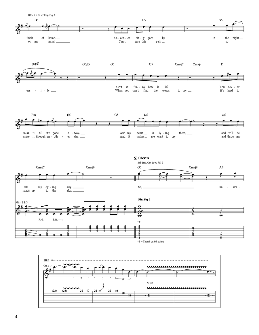 Wasted Years Wasted Years Electric Guitar scores gallery preview page 4