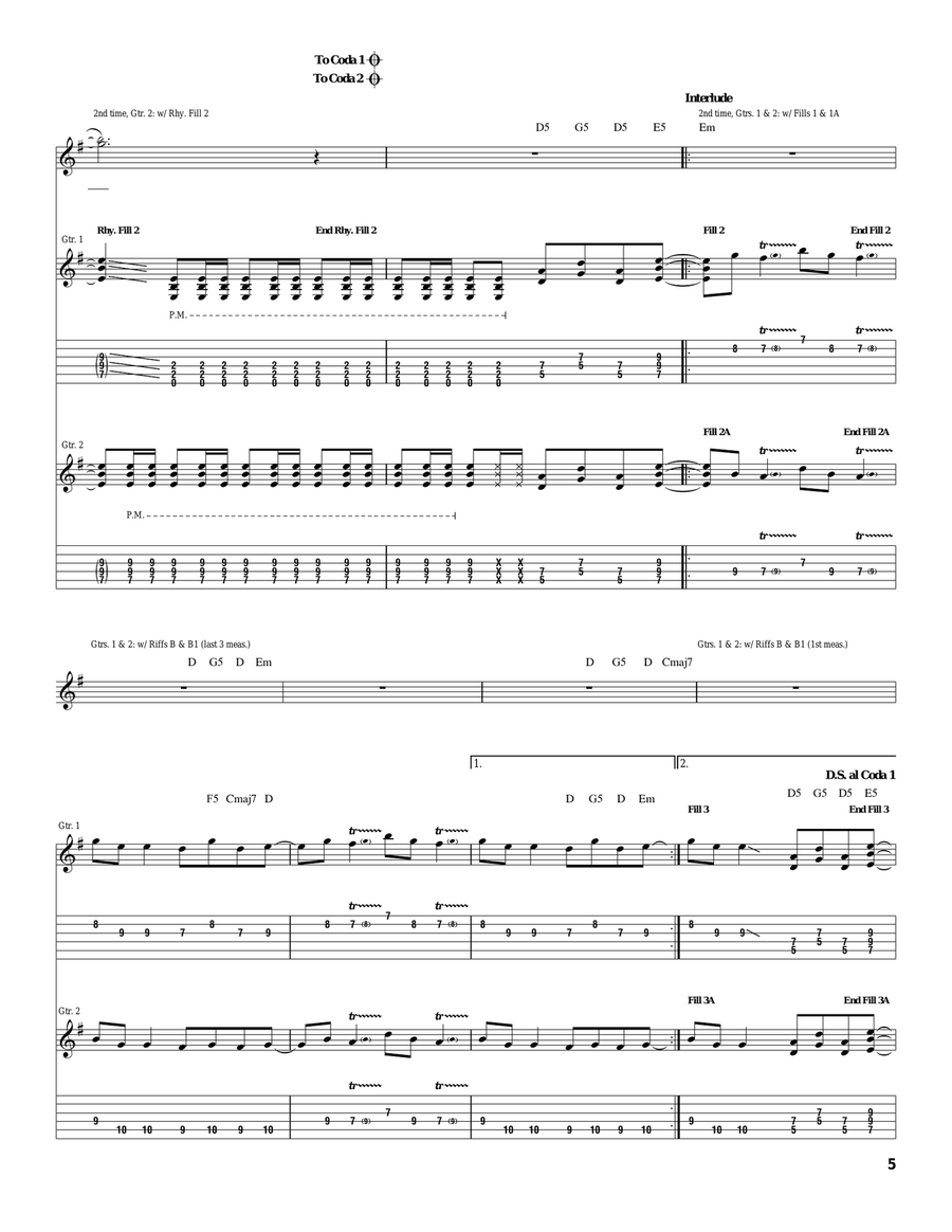 The Trooper The Trooper Electric Guitar scores gallery preview page 5