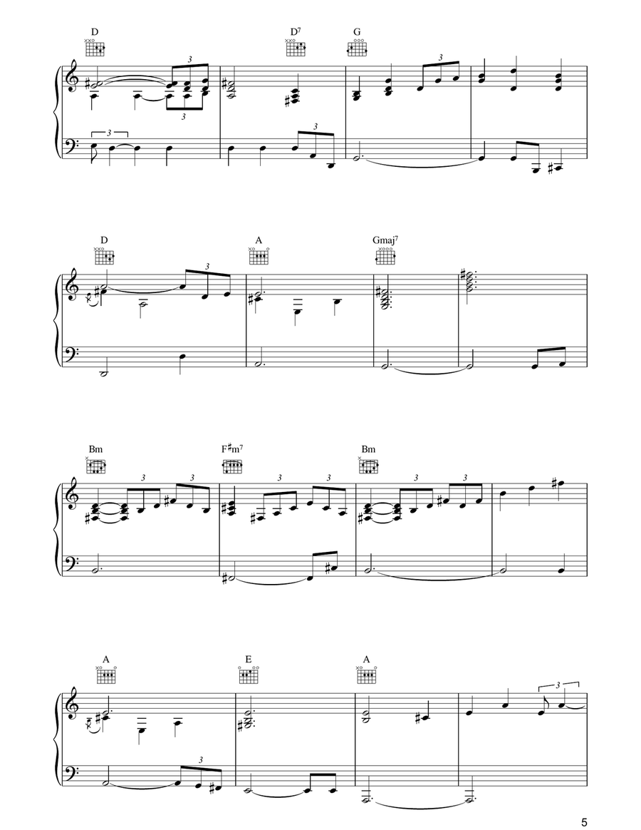 Silent Eyes Silent Eyes Piano, Vocal, Guitar scores gallery preview page 5