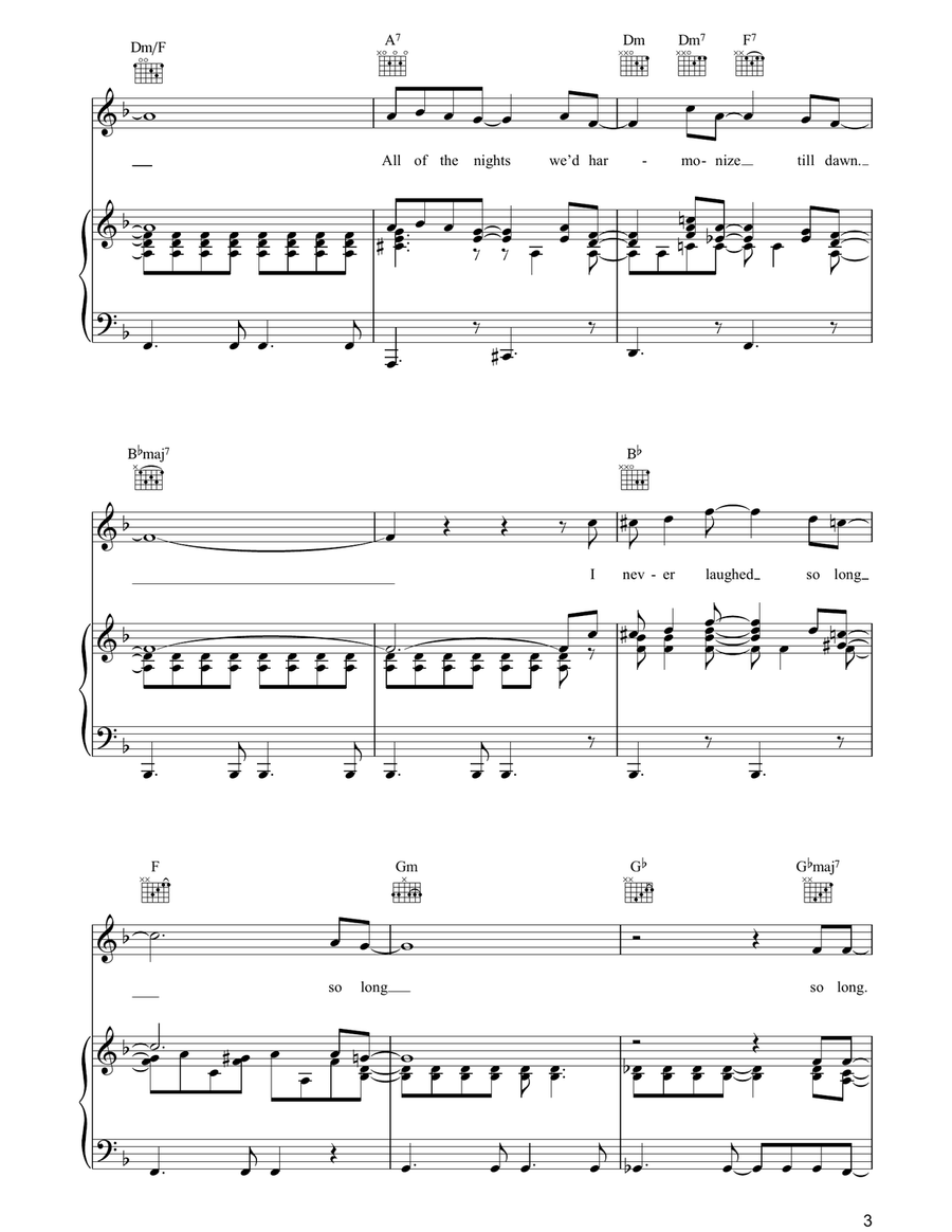So Long, Frank Lloyd Wright Piano, Vocal, Guitar scores gallery preview page 3
