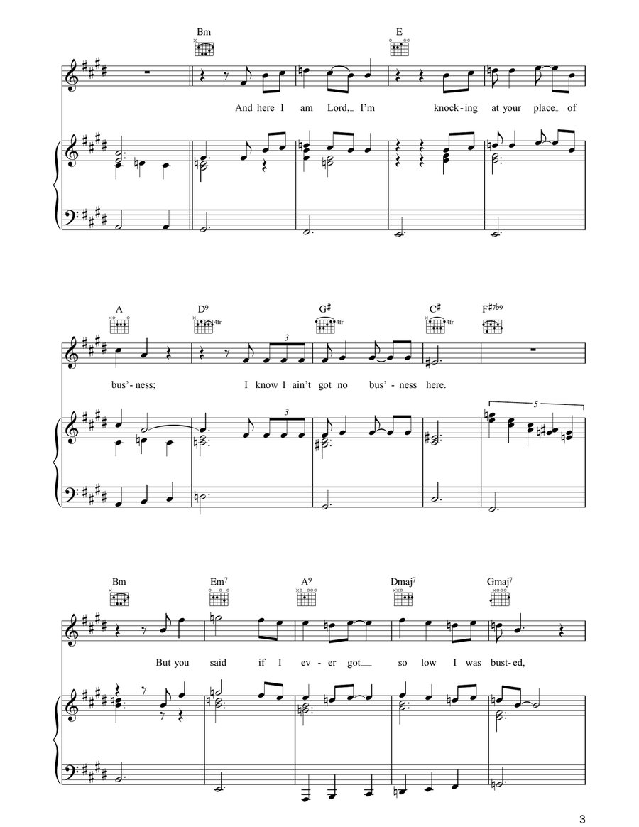 Some Folks' Lives Roll Easy Piano, Vocal, Guitar scores gallery preview page 3
