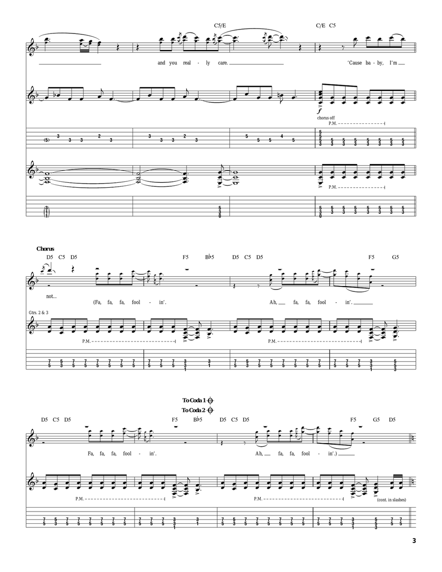Foolin' Foolin' Acoustic Guitar scores gallery preview page 3
