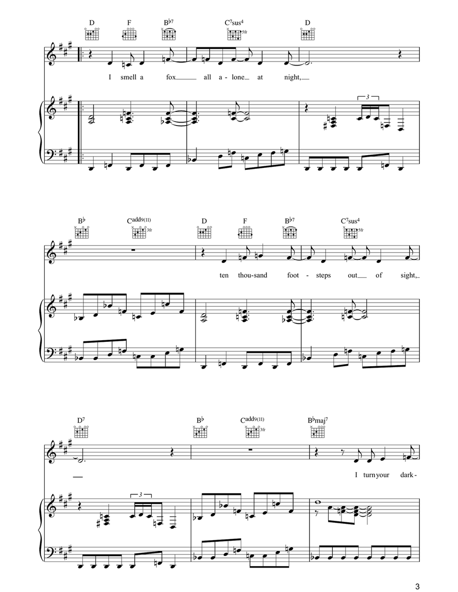 Ice Cold Cube Ice Cold Cube Piano, Vocal, Guitar scores gallery preview page 3