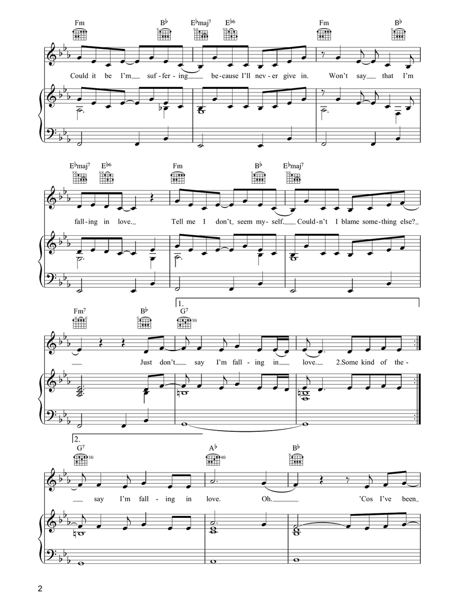 Trouble Sleeping Acoustic Guitar scores gallery preview page 2