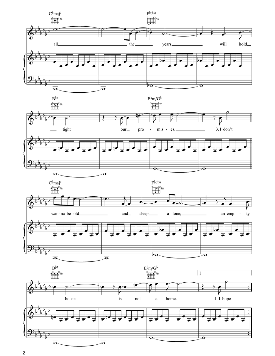 Atlantic Atlantic Piano, Vocal, Guitar scores gallery preview page 2