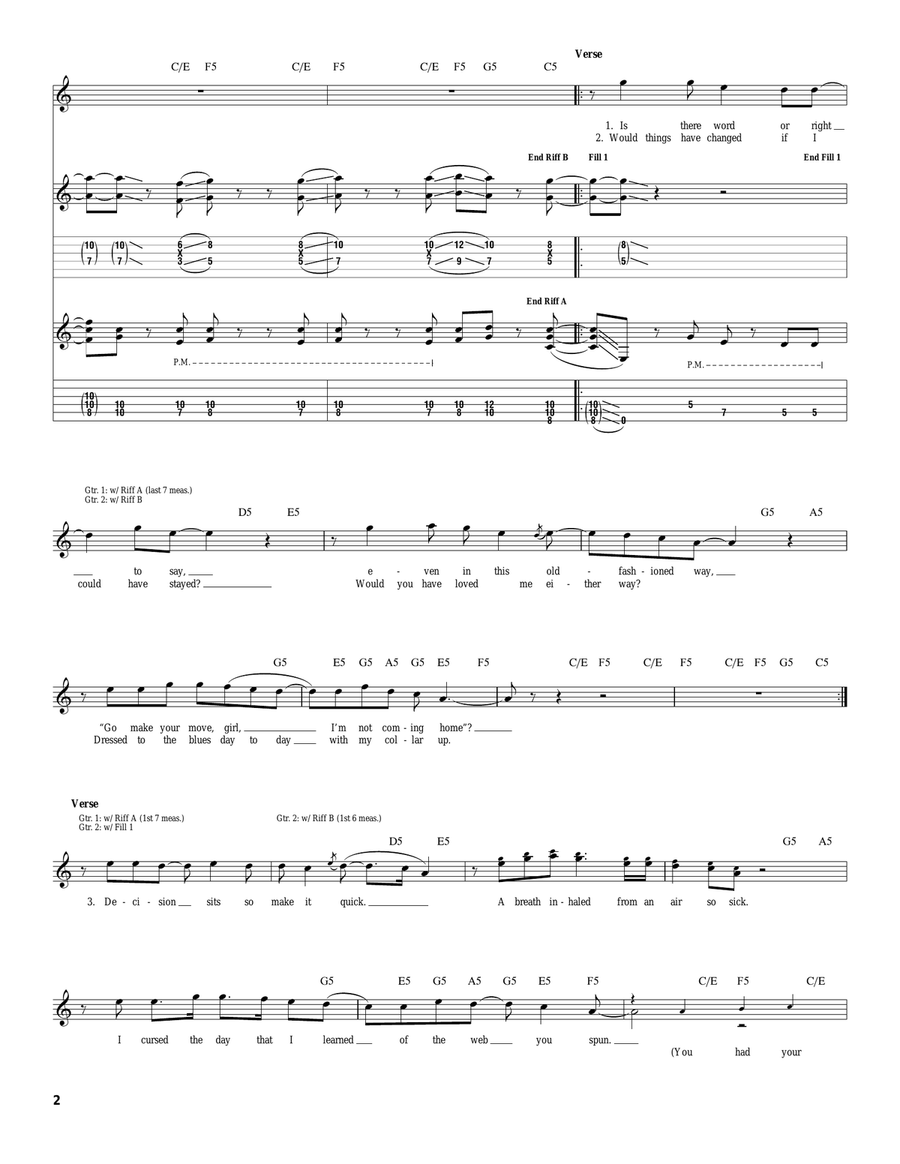 The Suffering The Suffering Acoustic Guitar scores gallery preview page 2