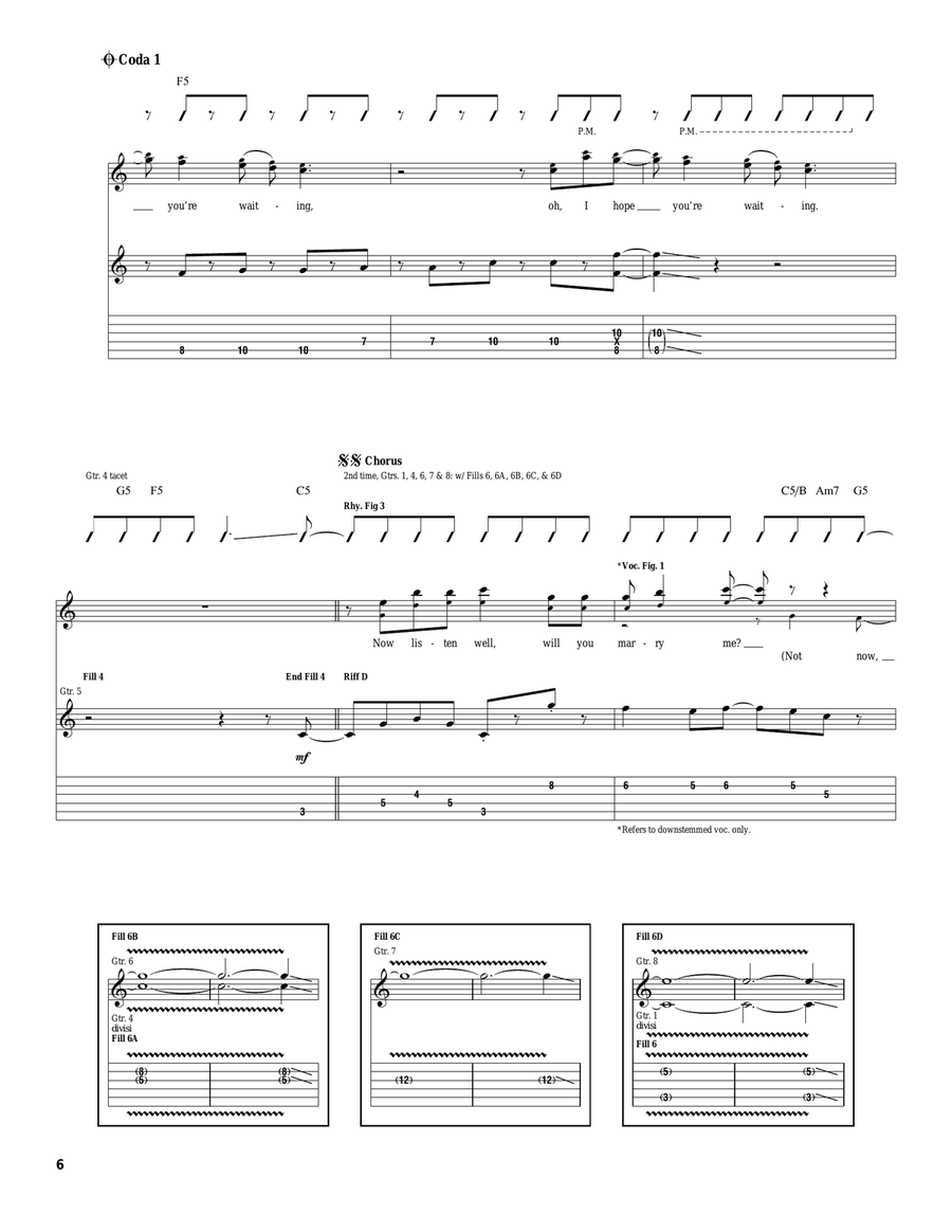 The Suffering The Suffering Acoustic Guitar scores gallery preview page 6