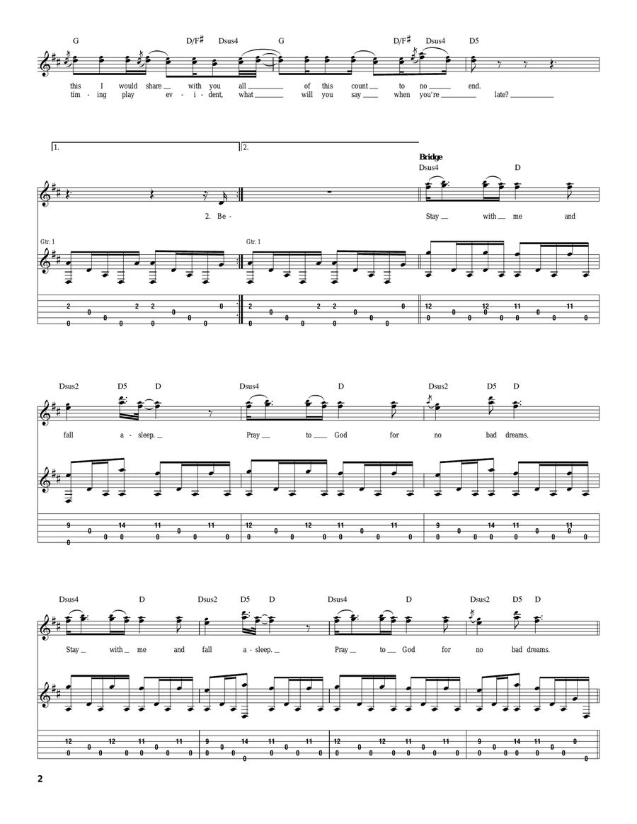 Always & Never Always & Never Acoustic Guitar scores gallery preview page 2