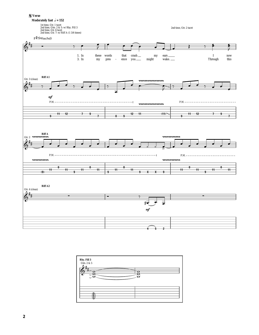 Apollo I: The Writing Writer Acoustic Guitar scores gallery preview page 2