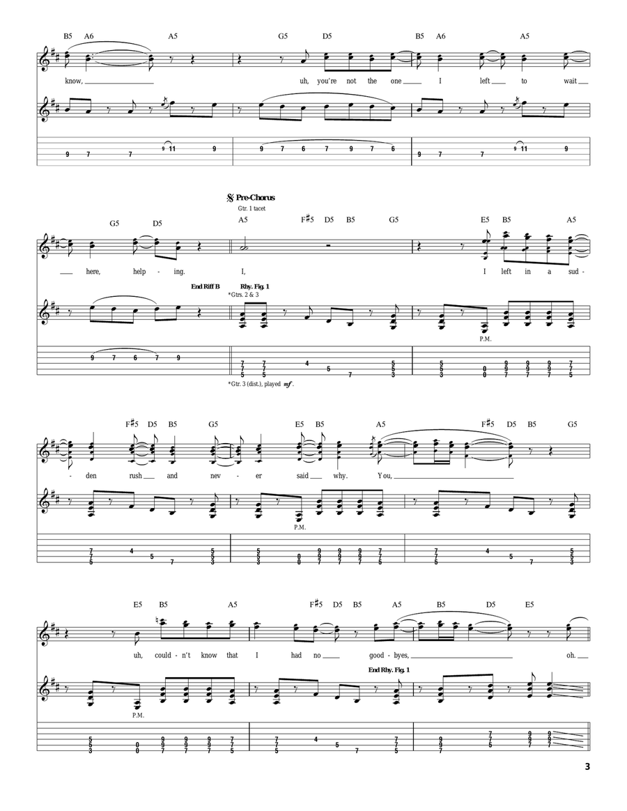 Crossing The Frame Crossing The Frame Acoustic Guitar scores gallery preview page 3