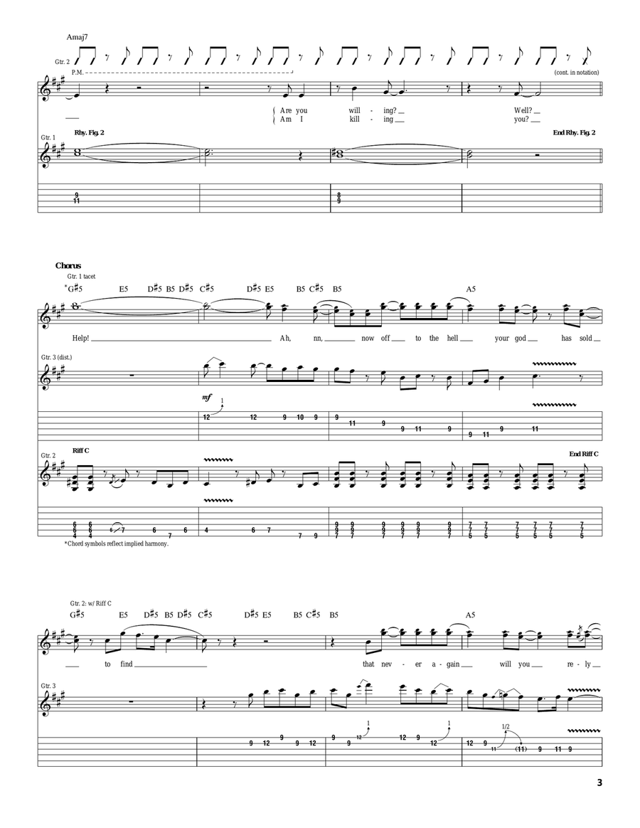 Lying Lies & Dirty Secrets Of Miss Erica Court Acoustic Guitar scores gallery preview page 3