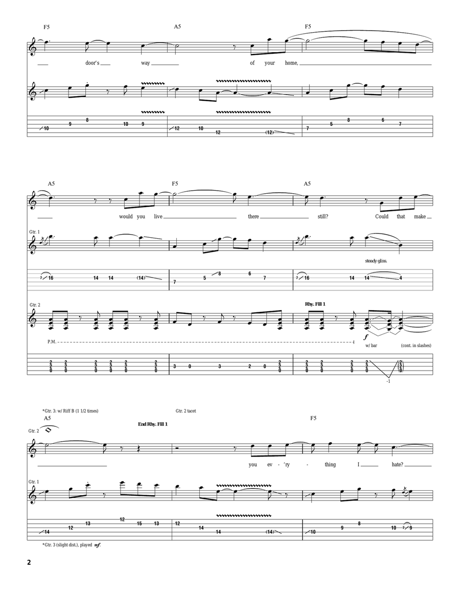 Once Upon Your Dead Body Once Upon Your Dead Body Acoustic Guitar scores gallery preview page 2