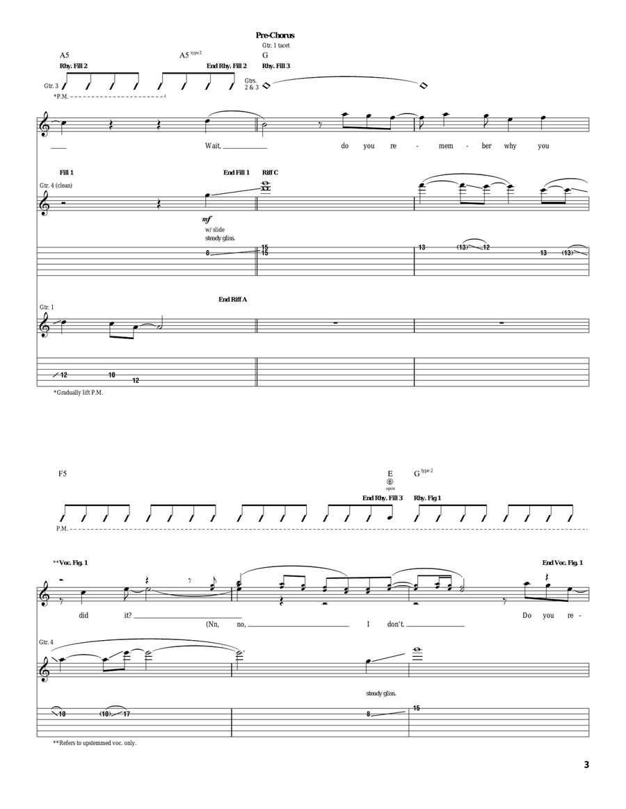 Once Upon Your Dead Body Once Upon Your Dead Body Acoustic Guitar scores gallery preview page 3