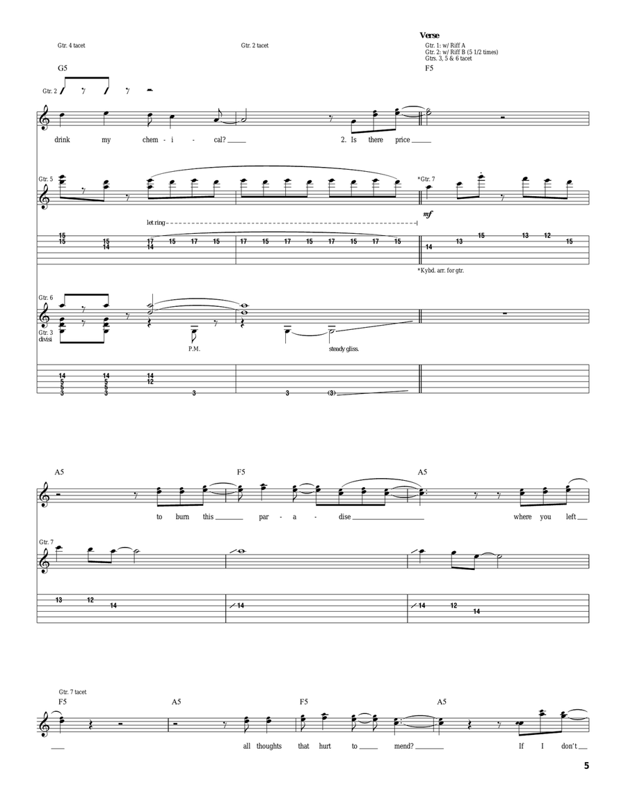 Once Upon Your Dead Body Once Upon Your Dead Body Acoustic Guitar scores gallery preview page 5