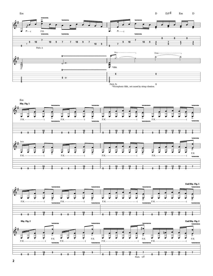 Welcome Home Welcome Home Acoustic Guitar scores gallery preview page 2