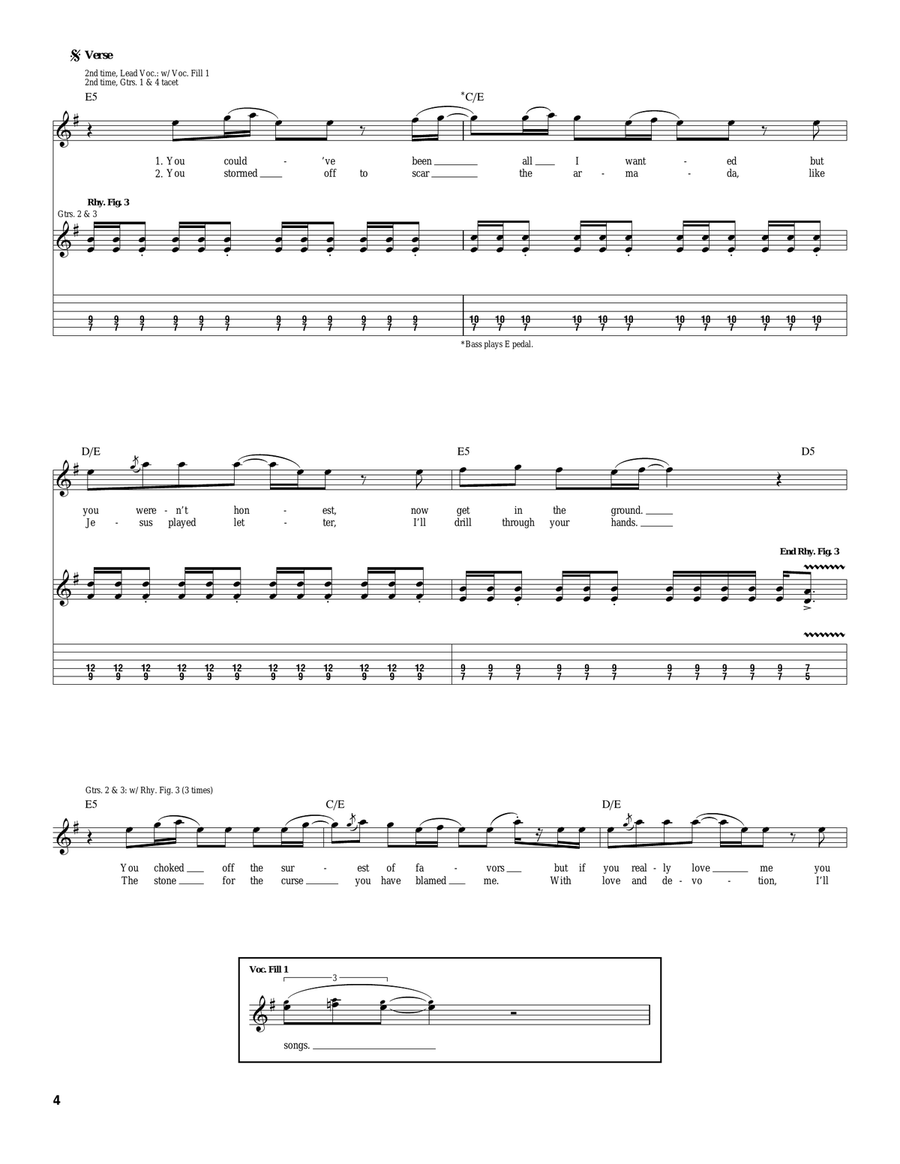 Welcome Home Welcome Home Acoustic Guitar scores gallery preview page 4