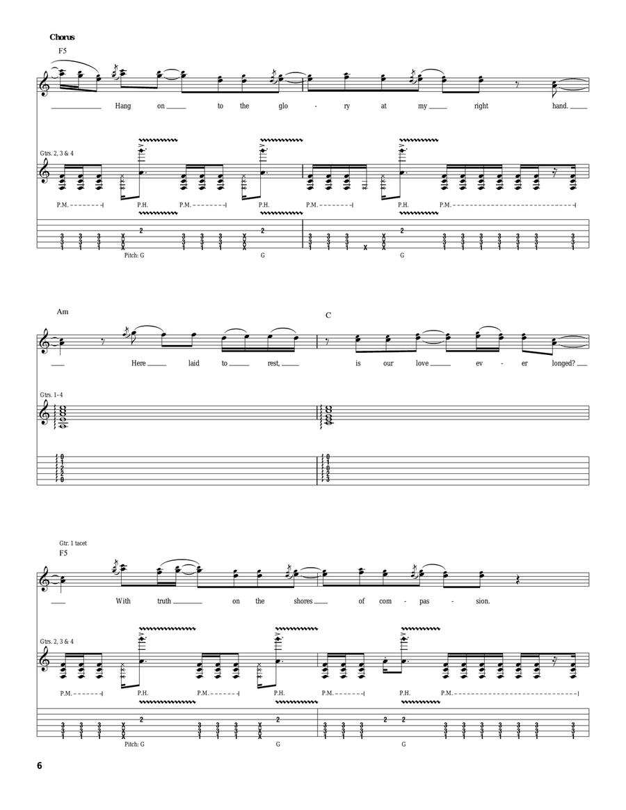 Welcome Home Welcome Home Acoustic Guitar scores gallery preview page 6