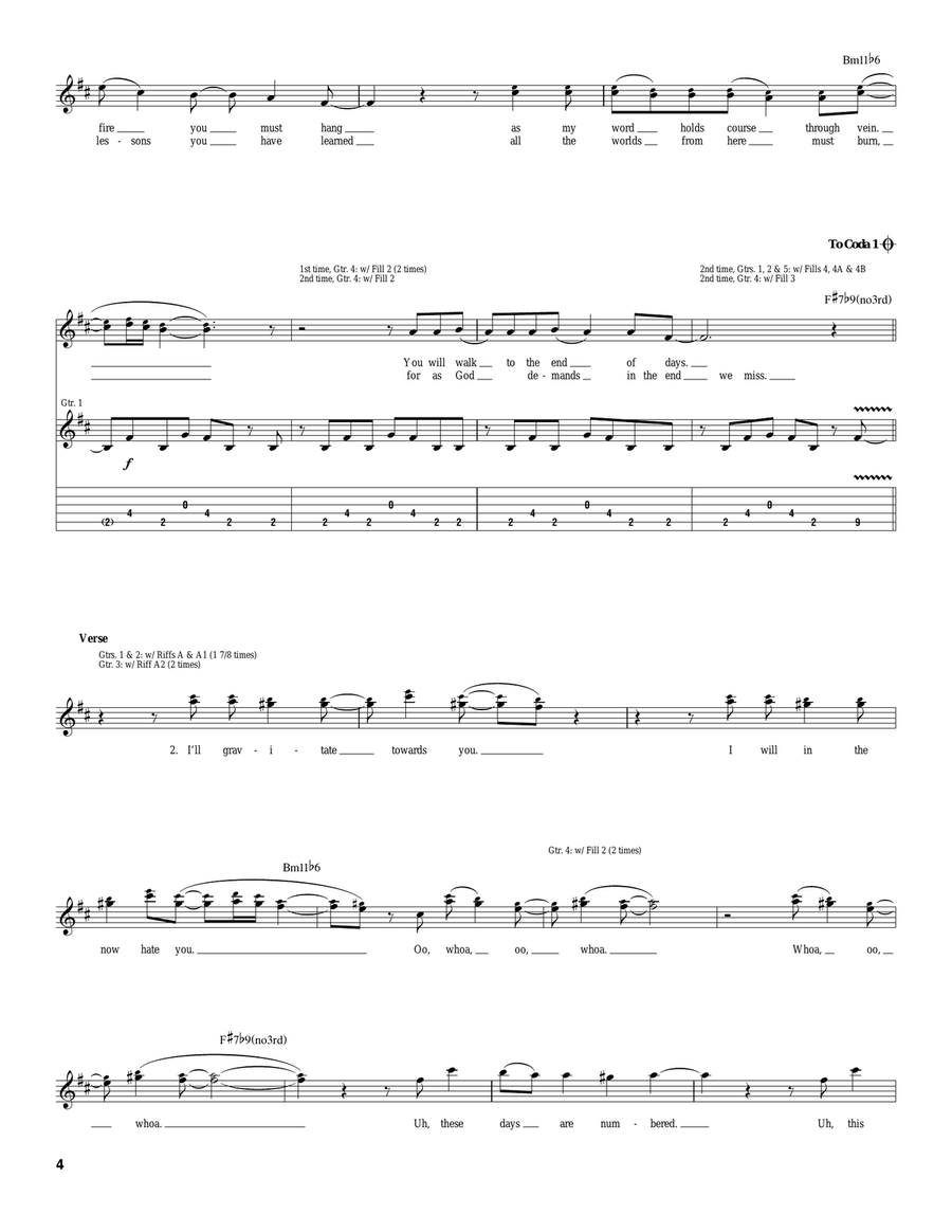 Willing Well III: Apollo II: The Telling Truth Acoustic Guitar scores gallery preview page 4