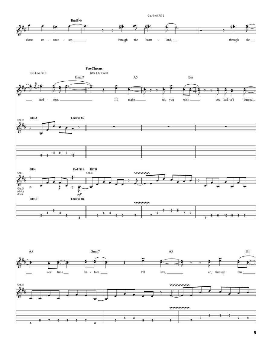 Willing Well III: Apollo II: The Telling Truth Acoustic Guitar scores gallery preview page 5