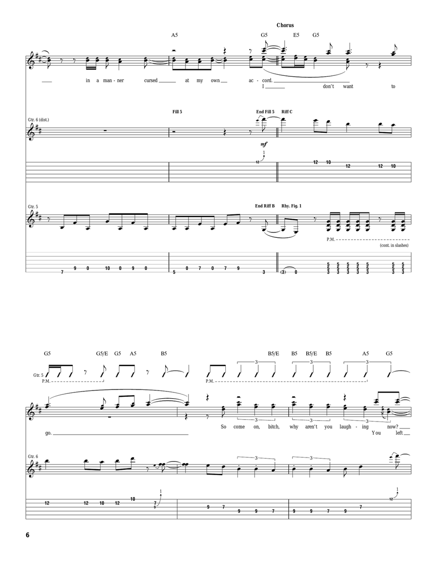 Willing Well III: Apollo II: The Telling Truth Acoustic Guitar scores gallery preview page 6