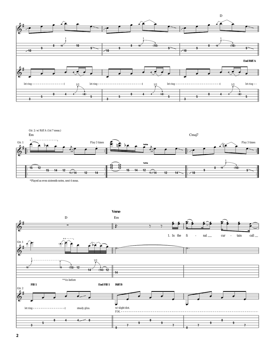 Willing Well IV: The Final Cut Acoustic Guitar scores gallery preview page 2