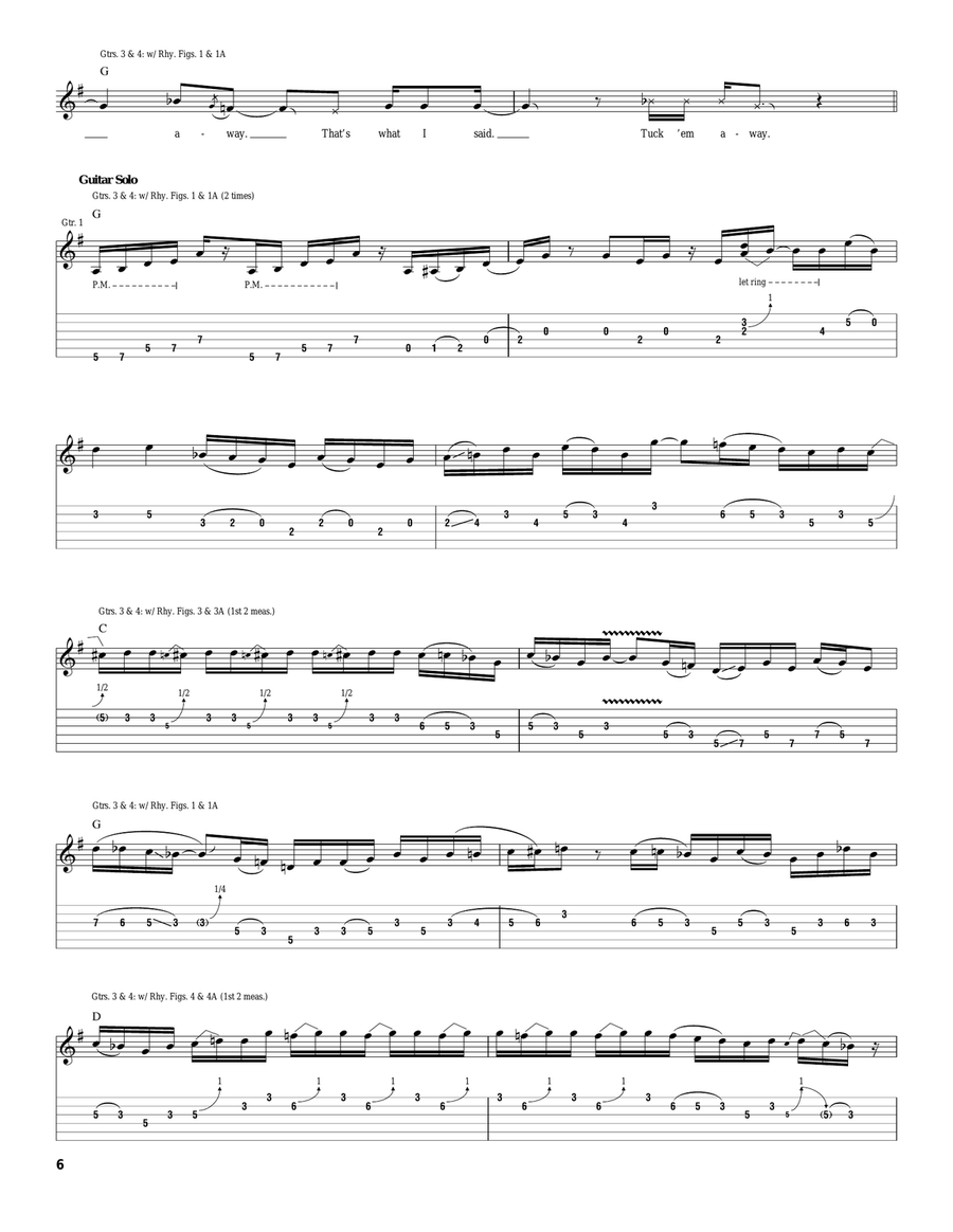 Honky Tonk Night Time Man Acoustic Guitar scores gallery preview page 6