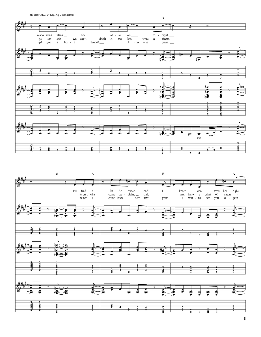 What's Your Name What's Your Name Acoustic Guitar scores gallery preview page 3