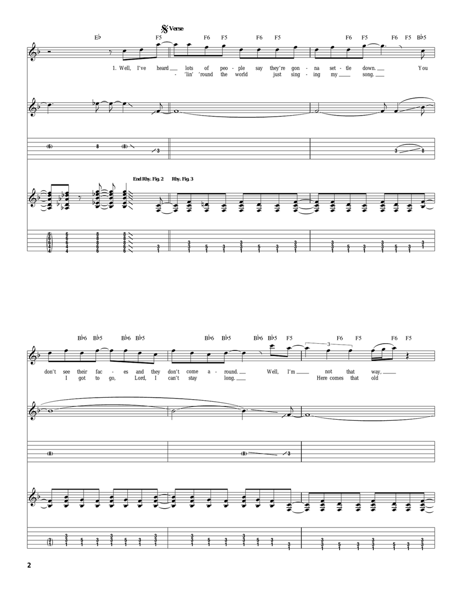 You Got That Right You Got That Right Acoustic Guitar scores gallery preview page 2