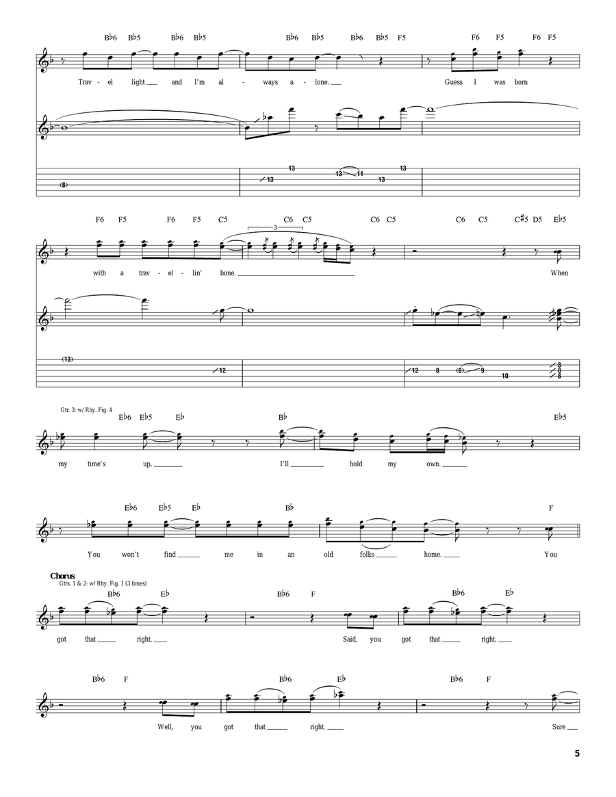 You Got That Right You Got That Right Acoustic Guitar scores gallery preview page 5