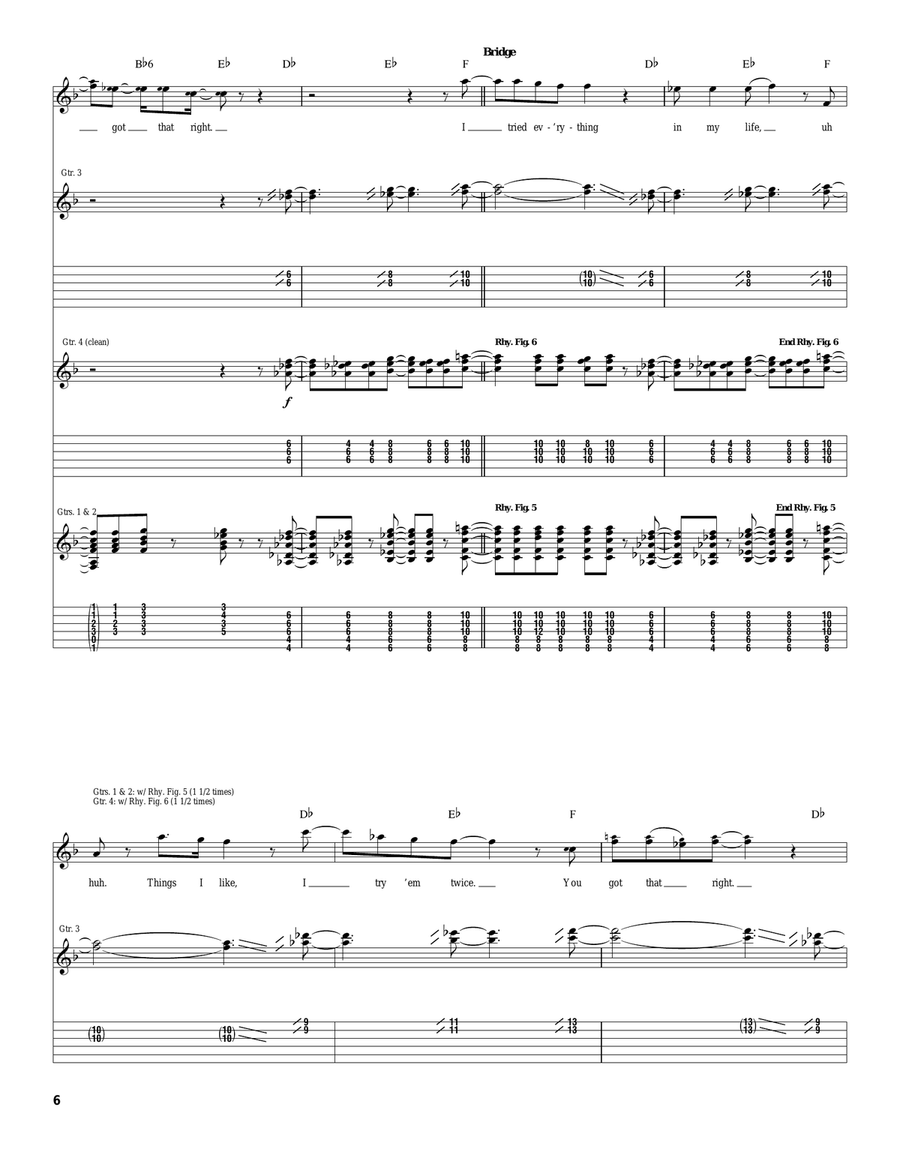 You Got That Right You Got That Right Acoustic Guitar scores gallery preview page 6