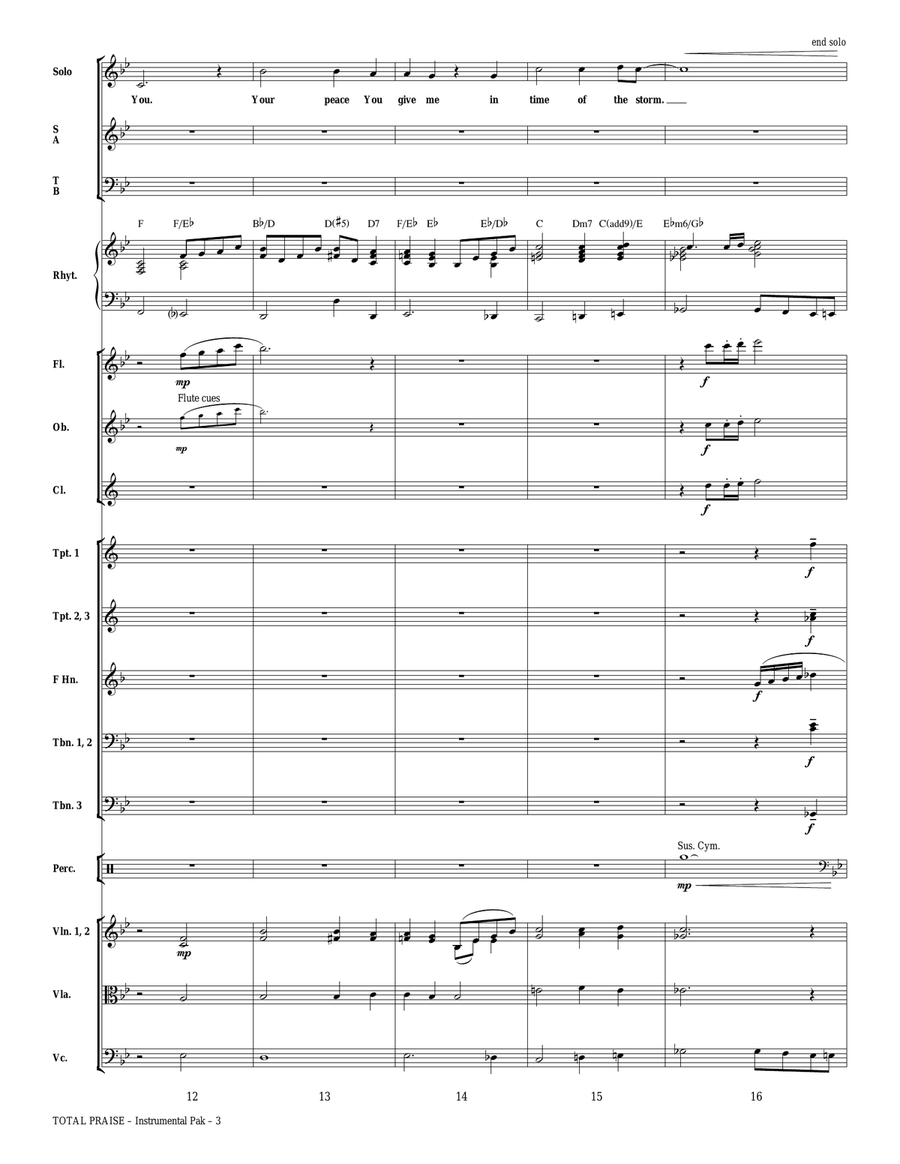 Total Praise - Full Score Choir scores gallery preview page 3