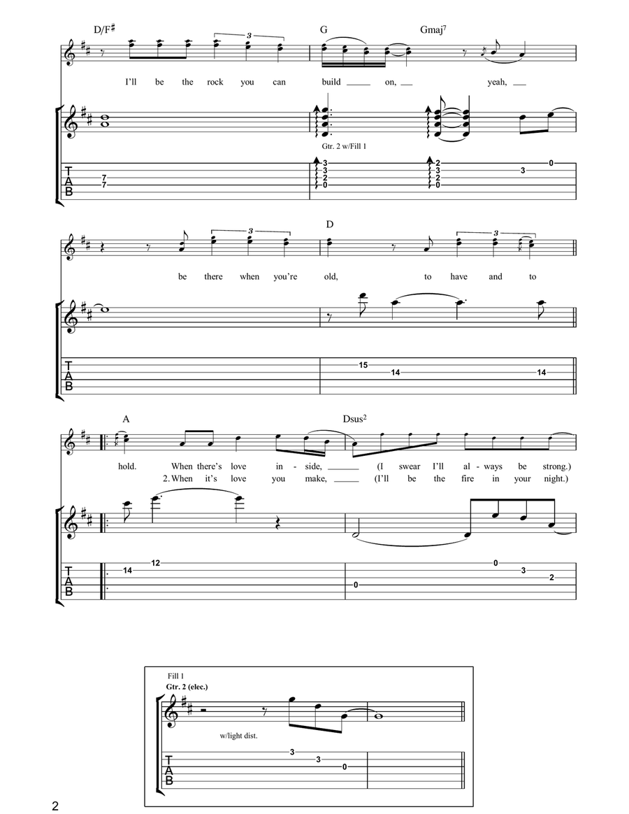All For Love All For Love Acoustic Guitar scores gallery preview page 2