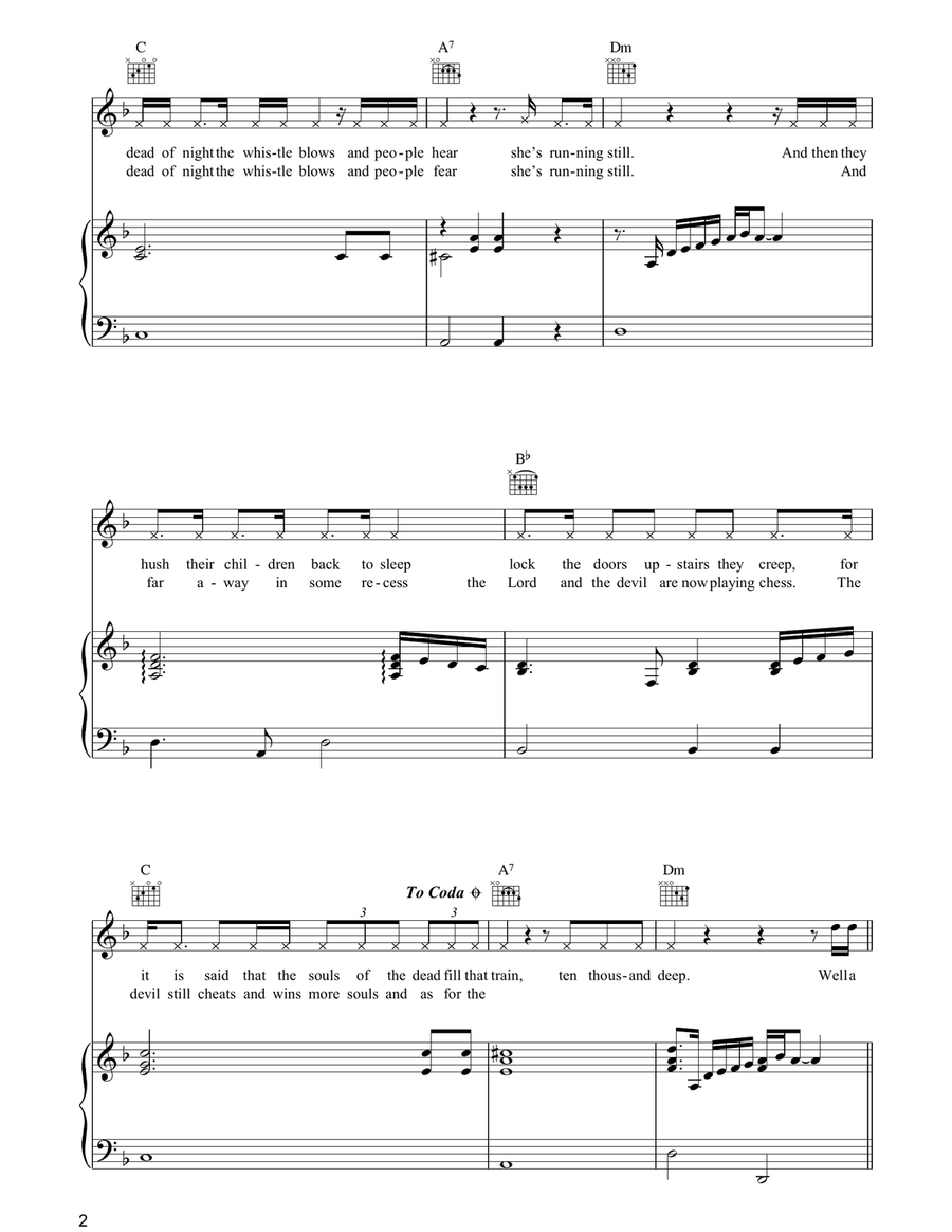 Spanish Train Spanish Train Piano, Vocal, Guitar scores gallery preview page 2