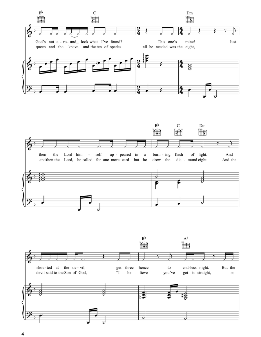 Spanish Train Spanish Train Piano, Vocal, Guitar scores gallery preview page 4