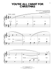 You're All I Want For Christmas (arr. Phillip Keveren)