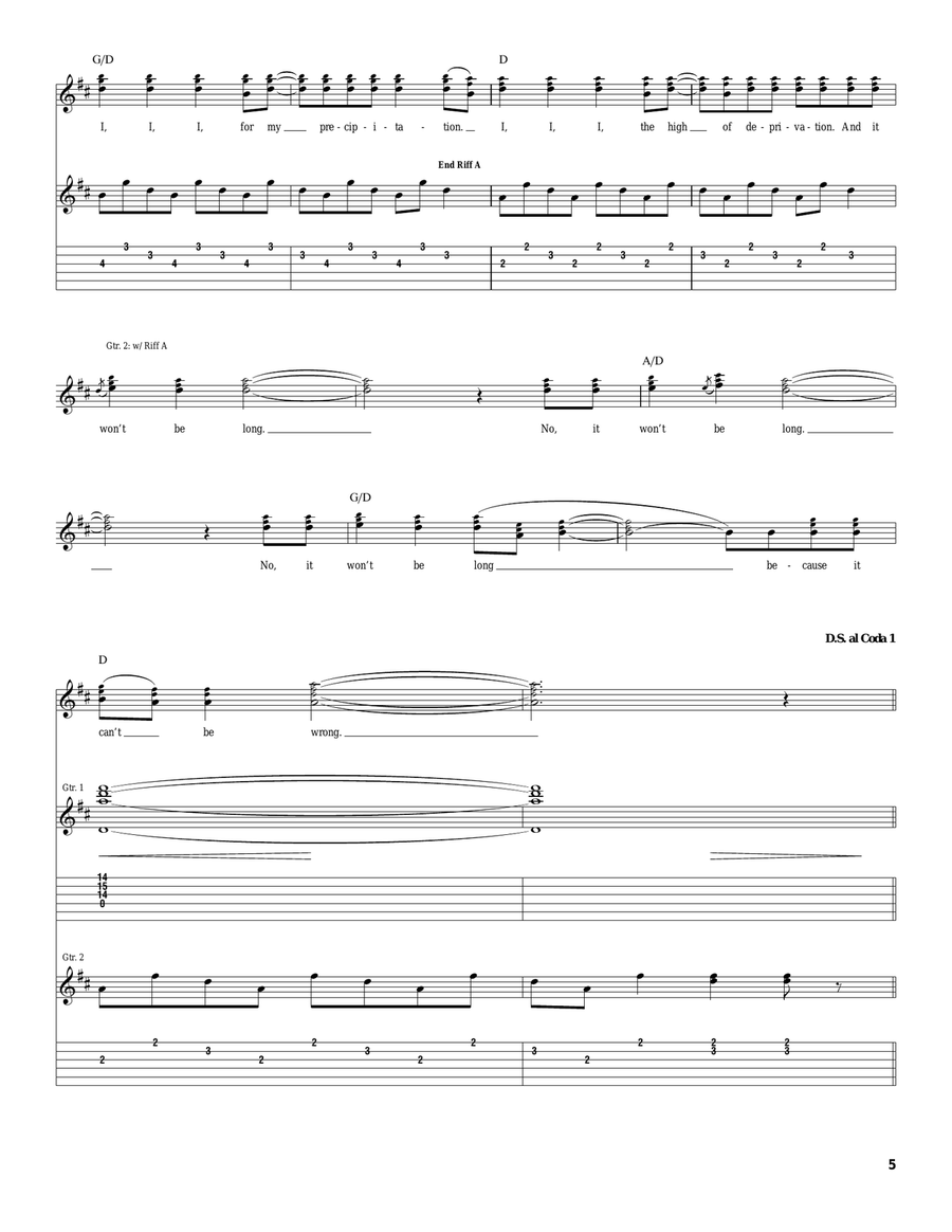 Animal Bar Animal Bar Acoustic Guitar scores gallery preview page 5