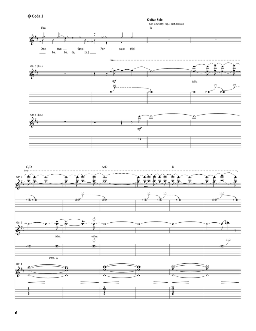 Animal Bar Animal Bar Acoustic Guitar scores gallery preview page 6