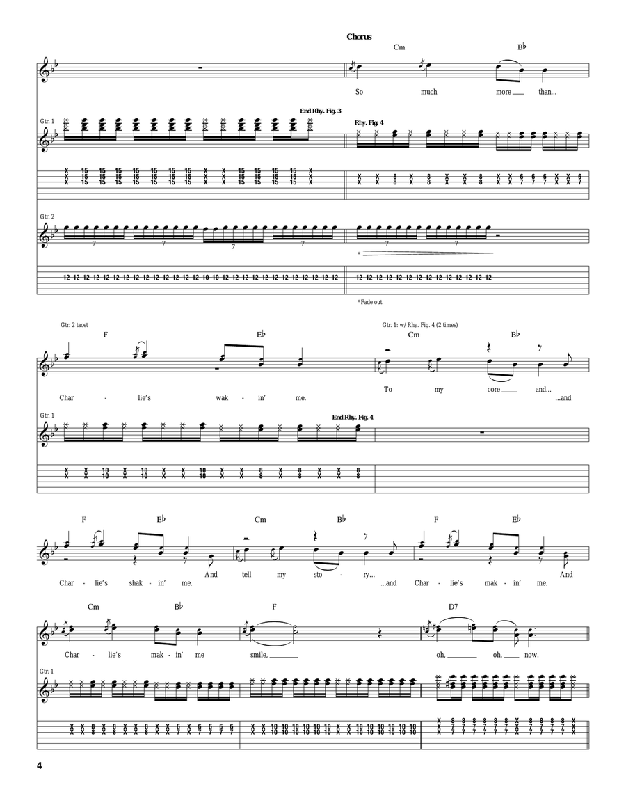 Charlie Charlie Acoustic Guitar scores gallery preview page 4