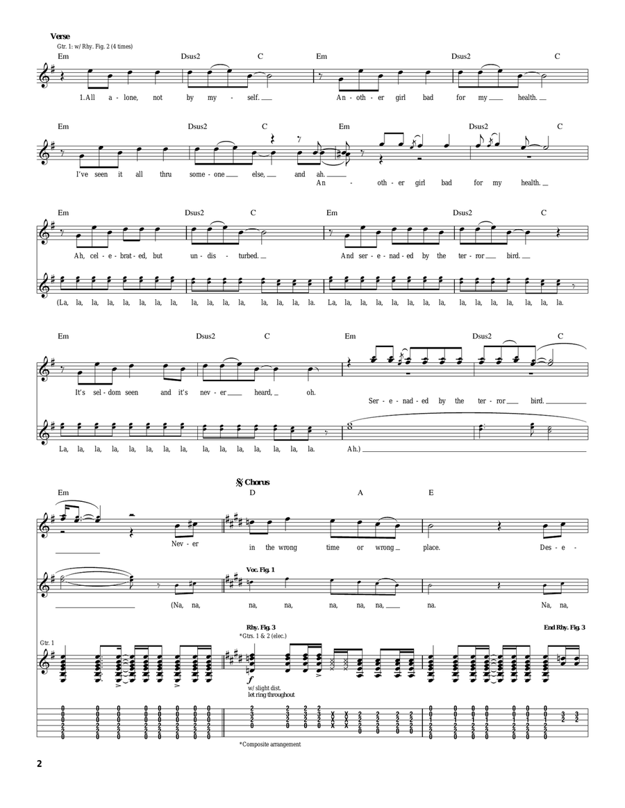 Desecration Smile Desecration Smile Acoustic Guitar scores gallery preview page 2