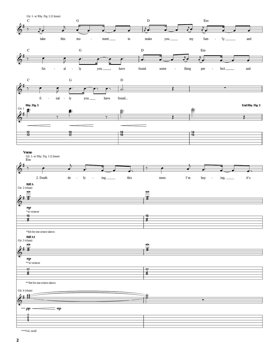 Hard To Concentrate Acoustic Guitar scores gallery preview page 2