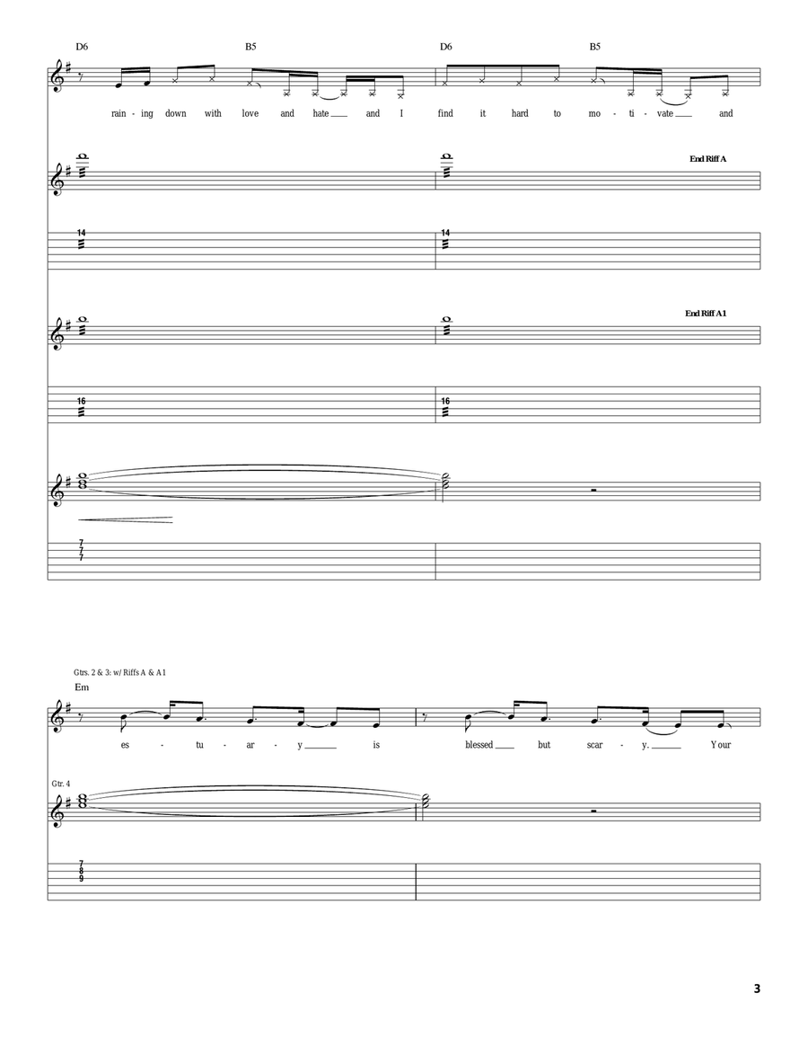 Hard To Concentrate Acoustic Guitar scores gallery preview page 3