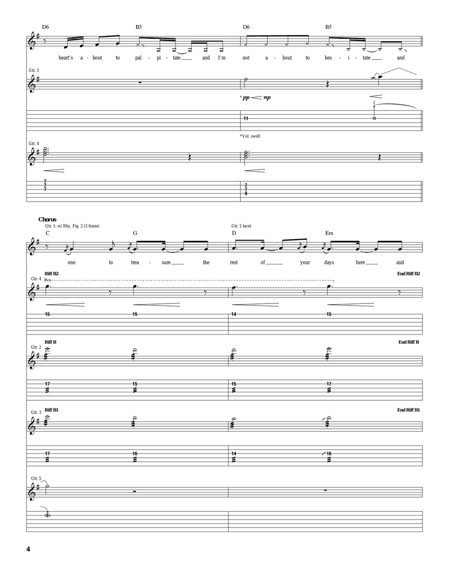 Hard To Concentrate Acoustic Guitar scores gallery preview page 4