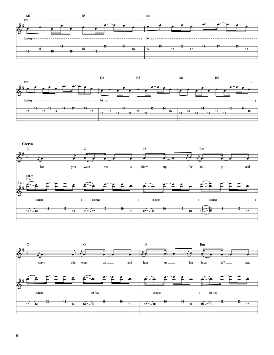 Hard To Concentrate Acoustic Guitar scores gallery preview page 6