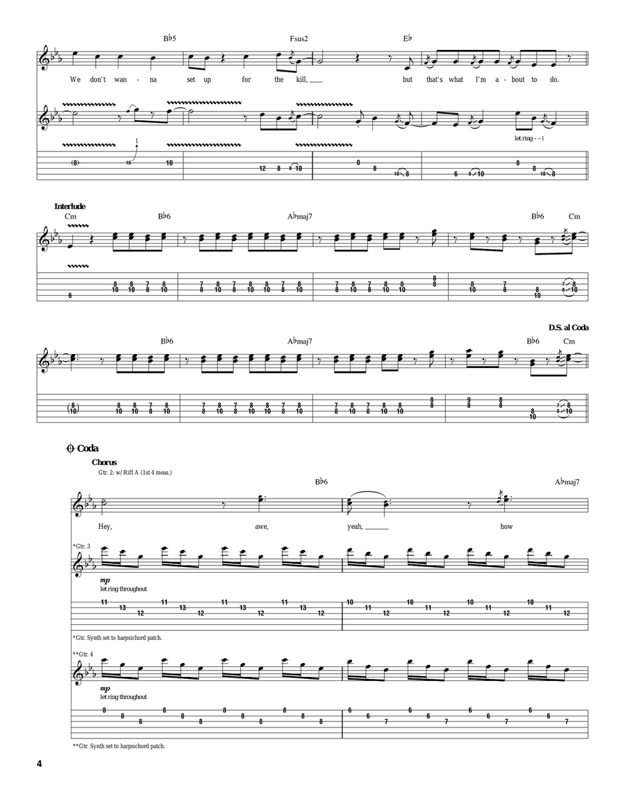 Hey Hey Acoustic Guitar scores gallery preview page 4