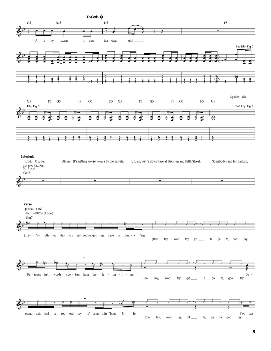 Storm In A Teacup Storm In A Teacup Acoustic Guitar scores gallery preview page 5