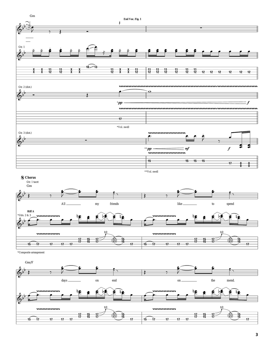 Turn It Again Turn It Again Acoustic Guitar scores gallery preview page 3