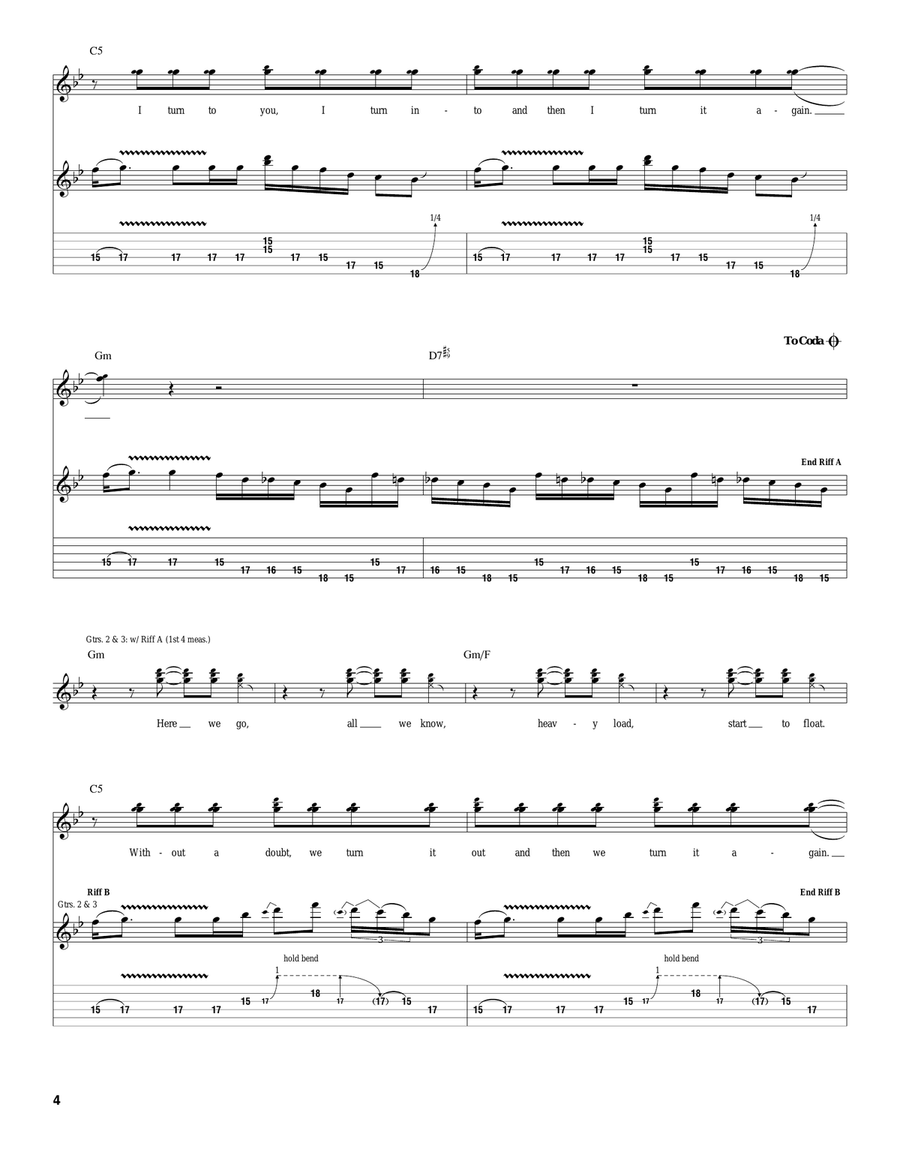 Turn It Again Turn It Again Acoustic Guitar scores gallery preview page 4